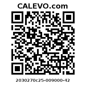 Calevo.com Preisschild 2030270c25-009000-42