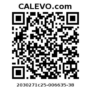 Calevo.com Preisschild 2030271c25-006635-38