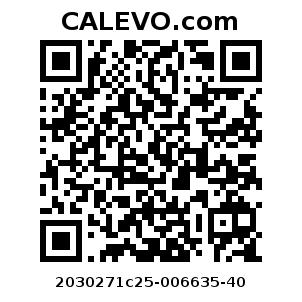 Calevo.com Preisschild 2030271c25-006635-40