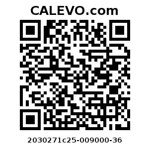 Calevo.com Preisschild 2030271c25-009000-36