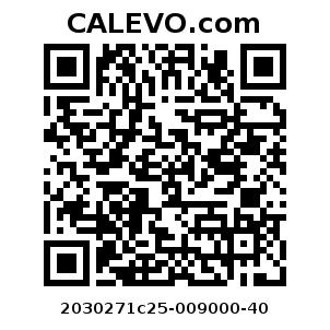 Calevo.com Preisschild 2030271c25-009000-40