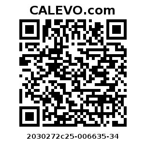 Calevo.com Preisschild 2030272c25-006635-34