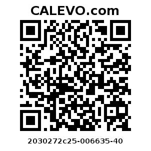 Calevo.com Preisschild 2030272c25-006635-40