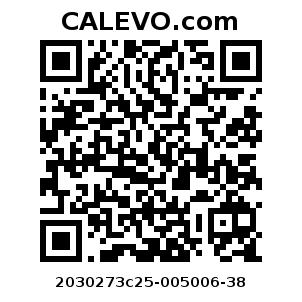 Calevo.com Preisschild 2030273c25-005006-38