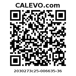 Calevo.com Preisschild 2030273c25-006635-36