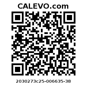 Calevo.com Preisschild 2030273c25-006635-38