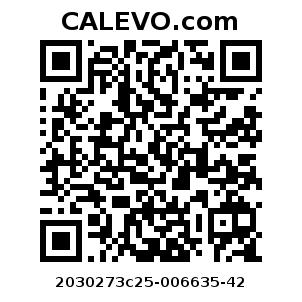 Calevo.com Preisschild 2030273c25-006635-42