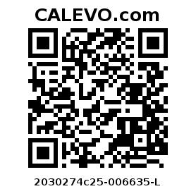 Calevo.com Preisschild 2030274c25-006635-L