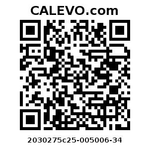 Calevo.com Preisschild 2030275c25-005006-34