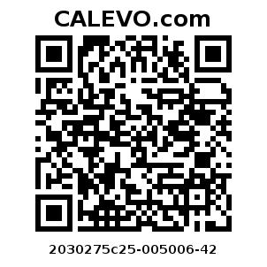 Calevo.com Preisschild 2030275c25-005006-42