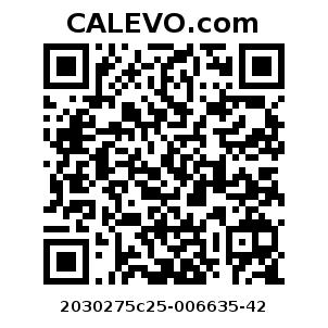 Calevo.com Preisschild 2030275c25-006635-42