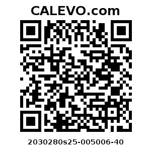 Calevo.com Preisschild 2030280s25-005006-40