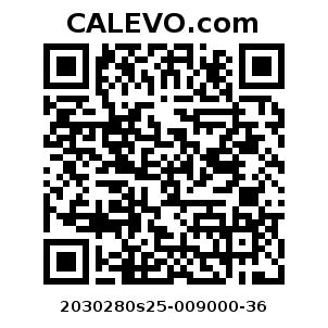 Calevo.com Preisschild 2030280s25-009000-36