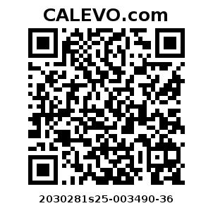 Calevo.com Preisschild 2030281s25-003490-36