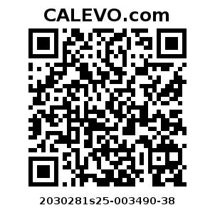 Calevo.com Preisschild 2030281s25-003490-38