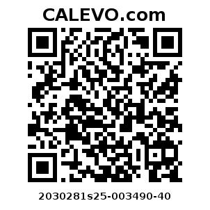 Calevo.com Preisschild 2030281s25-003490-40