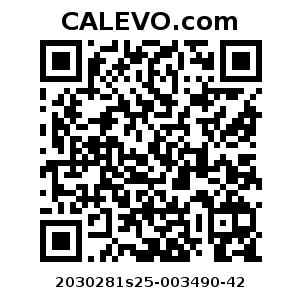 Calevo.com Preisschild 2030281s25-003490-42