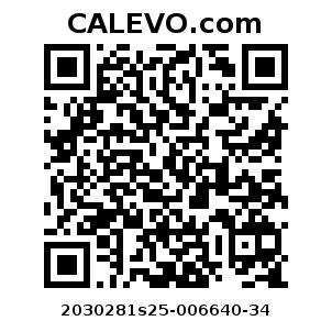 Calevo.com Preisschild 2030281s25-006640-34