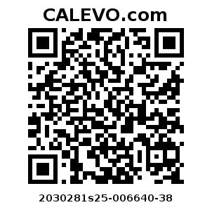 Calevo.com Preisschild 2030281s25-006640-38