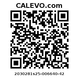 Calevo.com Preisschild 2030281s25-006640-42