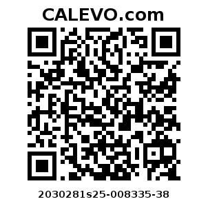 Calevo.com Preisschild 2030281s25-008335-38