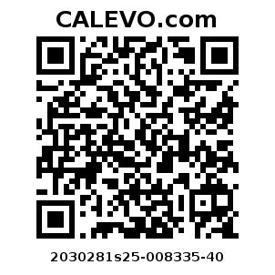 Calevo.com Preisschild 2030281s25-008335-40