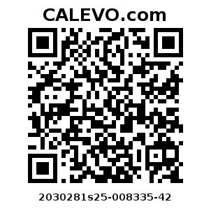 Calevo.com Preisschild 2030281s25-008335-42