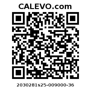 Calevo.com Preisschild 2030281s25-009000-36