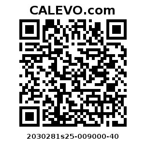 Calevo.com Preisschild 2030281s25-009000-40