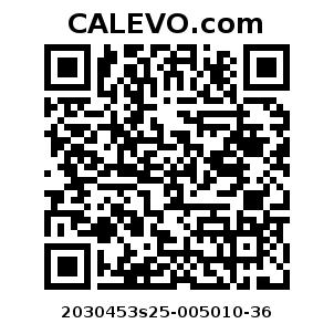 Calevo.com Preisschild 2030453s25-005010-36