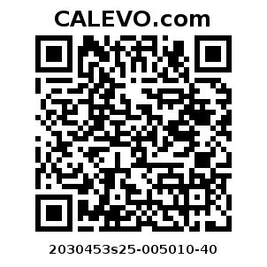 Calevo.com Preisschild 2030453s25-005010-40