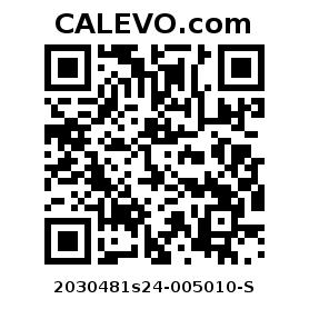 Calevo.com Preisschild 2030481s24-005010-S