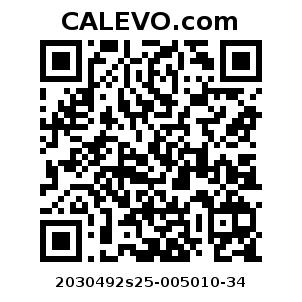 Calevo.com Preisschild 2030492s25-005010-34