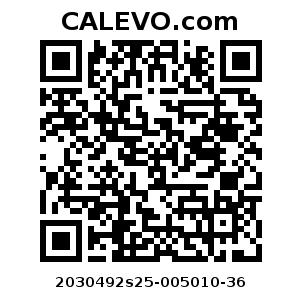 Calevo.com Preisschild 2030492s25-005010-36