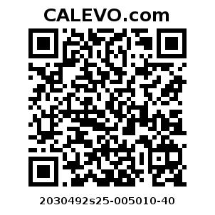 Calevo.com Preisschild 2030492s25-005010-40