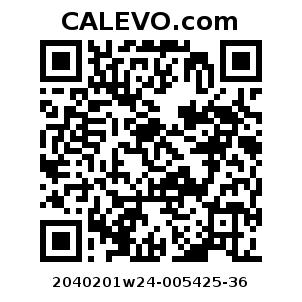 Calevo.com Preisschild 2040201w24-005425-36