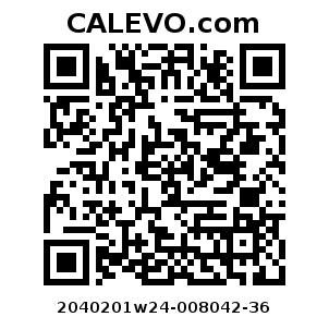 Calevo.com Preisschild 2040201w24-008042-36