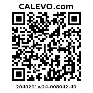 Calevo.com Preisschild 2040201w24-008042-40