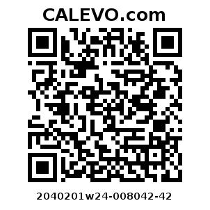 Calevo.com Preisschild 2040201w24-008042-42