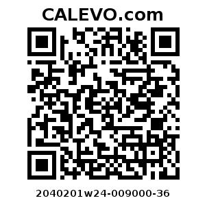 Calevo.com Preisschild 2040201w24-009000-36