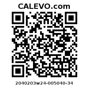 Calevo.com Preisschild 2040203w24-005040-34