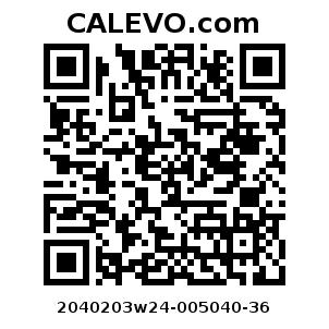 Calevo.com Preisschild 2040203w24-005040-36