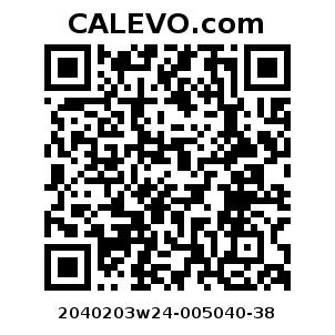 Calevo.com Preisschild 2040203w24-005040-38