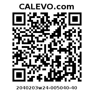 Calevo.com Preisschild 2040203w24-005040-40