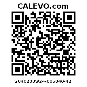 Calevo.com Preisschild 2040203w24-005040-42