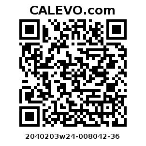 Calevo.com Preisschild 2040203w24-008042-36