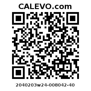 Calevo.com Preisschild 2040203w24-008042-40