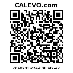 Calevo.com Preisschild 2040203w24-008042-42