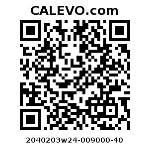 Calevo.com Preisschild 2040203w24-009000-40