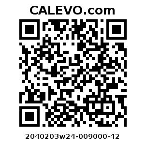 Calevo.com Preisschild 2040203w24-009000-42